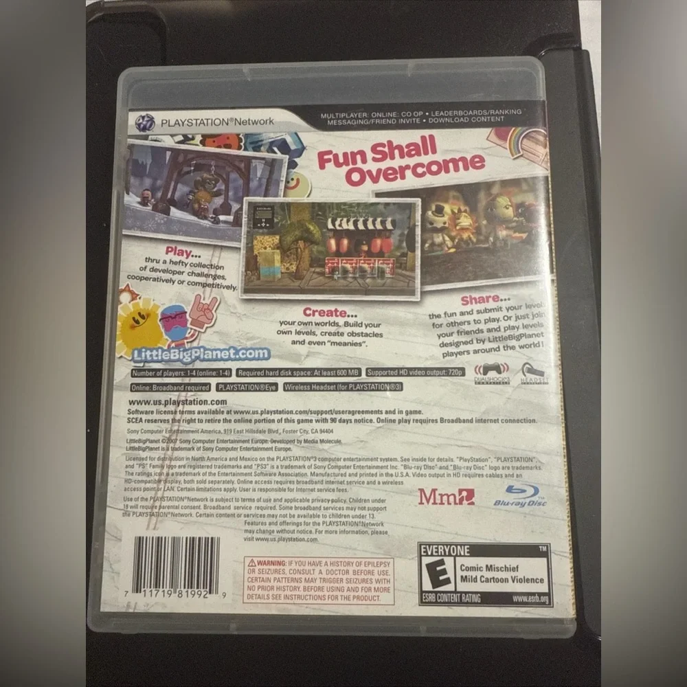 Sony LittleBigPlanet Game for PlayStation 3 - Multicolor